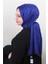 Lotus Ipeksi Şal 2746-10 Saks Mavisi 3