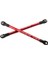 4 Adet Alüminyum Itme Çubuğu Bağlantı Çubuğu 5318X 5318 Kırmızı-Anodize 1/10 E-Zirvesi Rc Araba Yükseltme Parçaları (Yurt Dışından) 2