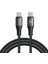 SA25-CC52M 100W Type-C - Type-C Metal Hızlı Şarj ve Data Kablosu 2 Metre 1