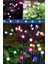 8 Led'li Güneş Enerjili Bahçe Çiti Aydınlatma Lamba (Renkli) 1