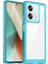 Xiaomi Redmi Note 13 5g Için Şeffaf Pc Arka Tpu Tampon Telefon Kılıfı - Turkuvaz (Yurt Dışından) 1