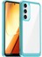 Samsung Galaxy S23FE Için Şeffaf Pc Arka Tpu Tampon Telefon Kılıfı - Turkuvaz (Yurt Dışından) 1