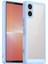 Sony Xperia 5 V Için Şeffaf Pc Arka Tpu Tampon Telefon Kılıfı - Mavi (Yurt Dışından) 1