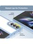 Samsung Galaxy Z Fold 3 5g Için Şeffaf Pc Arka Tpu Tampon Telefon Kılıfı - Mavi (Yurt Dışından) 4