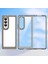 Samsung Galaxy Z Fold 3 5g Için Şeffaf Pc Arka Tpu Tampon Telefon Kılıfı - Gri (Yurt Dışından) 3