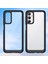 Samsung Galaxy M14 Için Şeffaf Pc Arka Tpu Tampon Telefon Kılıfı - Siyah (Yurt Dışından) 2