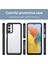 Samsung Galaxy M14 Için Şeffaf Pc Arka Tpu Tampon Telefon Kılıfı - Siyah (Yurt Dışından) 4