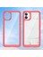 Nothing Phone 1 Için Şeffaf Pc Arka Tpu Tampon Telefon Kılıfı - Kırmızı (Yurt Dışından) 3