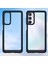 Samsung Galaxy M54 Için Şeffaf Pc Arka Tpu Tampon Telefon Kılıfı - Siyah (Yurt Dışından) 2