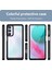 Samsung Galaxy M54 Için Şeffaf Pc Arka Tpu Tampon Telefon Kılıfı - Siyah (Yurt Dışından) 3