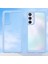 Samsung Galaxy M54 Için Şeffaf Pc Arka Tpu Tampon Telefon Kılıfı - Mavi (Yurt Dışından) 2
