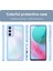 Samsung Galaxy M54 Için Şeffaf Pc Arka Tpu Tampon Telefon Kılıfı - Mavi (Yurt Dışından) 3