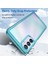 Samsung Galaxy M54 Için Şeffaf Pc Arka Tpu Tampon Telefon Kılıfı - Turkuvaz (Yurt Dışından) 5