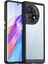 Oneplus 11R Için Şeffaf Pc Arka Tpu Tampon Telefon Kılıfı - Siyah (Yurt Dışından) 1