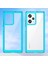Xiaomi Redmi Note 12 Pro+ Için Şeffaf Pc Arka Tpu Tampon Telefon Kılıfı - Turkuvaz (Yurt Dışından) 3
