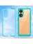 Oppo Reno8 T 4g Için Şeffaf Pc Arka Tpu Tampon Telefon Kılıfı - Turkuvaz (Yurt Dışından) 2