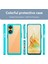 Oppo Reno8 T 4g Için Şeffaf Pc Arka Tpu Tampon Telefon Kılıfı - Turkuvaz (Yurt Dışından) 4