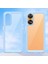 Oppo Reno8 T 4g Için Şeffaf Pc Arka Tpu Tampon Telefon Kılıfı - Mavi (Yurt Dışından) 2