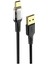 3.4A Type-C Şarj ve Data Kablosu Siyah Sc-85 1