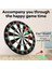 Orta Boy Dart Seti 36 CM Çift Taraflı Dart Hedef Tatası 6 Oklu 2