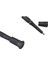 Siyah Düz Tutamak Stili Anti Şok Trekking Pole Ultralight Bastonlar Ayarlanabilir Yürüyüş Bastonları Nordic Yürüyüş Sopaları Için Teleskopik Koltuk Değneği (Yurt Dışından) 2