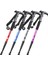 Siyah Düz Tutamak Stili Anti Şok Trekking Pole Ultralight Bastonlar Ayarlanabilir Yürüyüş Bastonları Nordic Yürüyüş Sopaları Için Teleskopik Koltuk Değneği (Yurt Dışından) 3