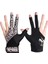 Leopar Tarzı M Beden 1 Adet Bilardo Üç Parmak Eldiven Elastik Bilardo Eldivenleri Kadın Erkek Rahat Nefes Spor Eldivenleri Snooker Aksesuarları (Yurt Dışından) 1