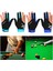 Sarı Stil L Beden Andex Snooker Bilardo Cue Eldiven Havuzu Unisex Kadınlar ve Erkekler Için Sol El Açık Üç Parmak Aksesuar 5 Renk 7 (Yurt Dışından) 2