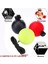 Tenis Sarı Stil Unching Speed ​​boxing Çeviklik Eğitimi Için Taşınabilir Lastik Top Ter Bandı Fitness Ekipmanları ile Reaksiyon (Yurt Dışından) 4