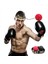 Kırmızı Stil Boks Refleks Hız Yumruk Topu Mma Sanda Boksör Yükseltme Reaksiyon Kuvveti El Göz Eğitim Seti Stres Spor Salonu Boks Muay Thai Egzersiz (Yurt Dışından) 2