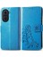Huawei Nova 10 Için Kılıf Kısa Kayış Deri Kılıf Dört Yapraklı Yonca Flip (Yurt Dışından) 5