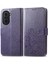 Huawei Nova 10 Için Kılıf Kısa Kayış Deri Kılıf Dört Yapraklı Yonca Flip (Yurt Dışından) 1