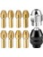 Yedek 4486 Matkap Aynası Pens Seti Sağlam ve Dayanıklı Matkap Pensesini Değiştirin 1/8ın x 2, 3/32IN x 2, 1/16IN x 2, 1/32IN x 2 (Yurt Dışından) 1