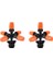 2x Bahçe Sprinkler Otomatik Sulama Çim Çim 360 Derece Daire Dönen Su Yağmurlama 5 Nozullar Bahçe Boru Hortumu (Yurt Dışından) 2