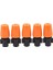 2x Bahçe Sprinkler Otomatik Sulama Çim Çim 360 Derece Daire Dönen Su Yağmurlama 5 Nozullar Bahçe Boru Hortumu (Yurt Dışından) 3