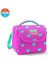 Kids Neon Pembe Su Yeşili Kalp Desenli Thermo Beslenme Çantası 11806 1