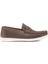Erkek Vizon Nubuk Deri Casual Loafer 1