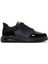 Erkek Siyah Bağcıklı Deri Sneaker 1