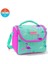 Kids Su Yeşili Neon Pembe Flamingo Desenli Thermo Beslenme Çantası 11804 1