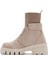 Kadın Bej Kalın Tabanlı Süet Postal Bot 2