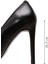 Kadın Siyah Deri Stiletto 2