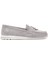 Kadın Gri Süet Deri Comfort Loafer 1