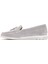 Kadın Gri Süet Deri Comfort Loafer 3