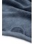 Pure Cotton 6'lı Havlu Seti %100 Organik Pamuk Bez Bordürlü Nakışlı Antrasit 4