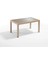 Camlı Kapiçino 90X150 cm Rattan Bahçe Balkon Masası 1