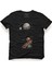 Kayada Oturan Astronot Tasarım T-Shirt Astronot T-Shirt Astronot Baskılı T-Shirt Büyük Beden T-Shirt 1