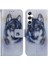 Samsung Galaxy S24 + Deseni Baskılı Pu Deri Flip Cover Wolf Telefon Kılıfı (Yurt Dışından) 1