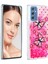 Samsung Galaxy A05S 4g Tpu sı Boşlu Boşlu Desi Sıvı Quicksand Cover Red Kelebekler Telefon Kılıfı (Yurt Dışından) 2