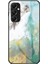 Samsung Galaxy A05S 4g Mermer Desen Temperli Cam+Pc+Tpu Kabuk Boşluk Güvercin Mermeri Telefon Kılıfı (Yurt Dışından) 1