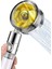 Tekno Trust Banyo Duş Başlığı Pervaneli Turbo Fan Star Stop Su Tasarruflu Turbo El Duşu 5